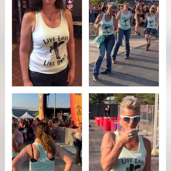 Mint green Racerback Tank Top - Picture 2 of 5